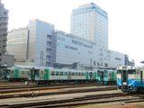 徳島駅と汽車